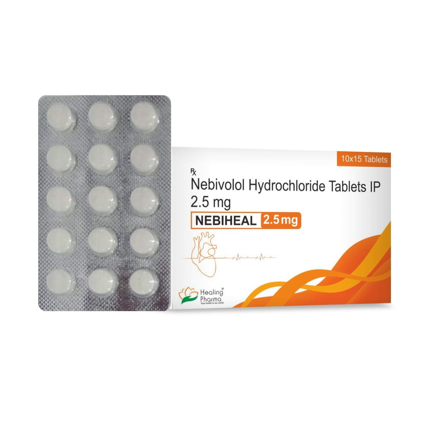 NEBIVOLOL HYDROCHLORIDE 2.5 MG TABLETS